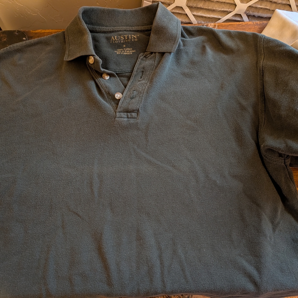 Austin Clothing Co. Dark Green Polo Shirt